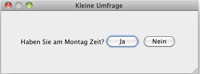 Erste Seite der Umfrage