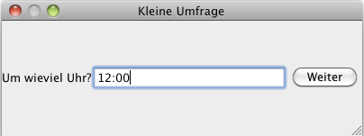 Zweite Seite der Umfrage